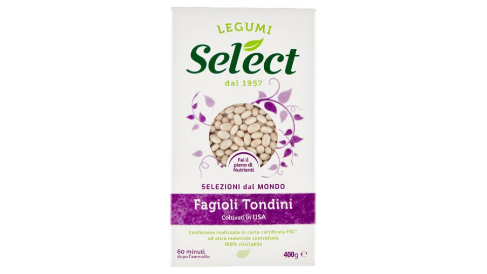 Select Selezioni dal Mondo Fagioli Tondini 400 g