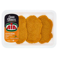 Aia Semplicemente Sottilissime Sottili Cotolette di Filetti di Pollo 0,210 kg