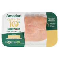 Amadori Qualità 10+ Petto di Pollo a Fette 0,400 kg