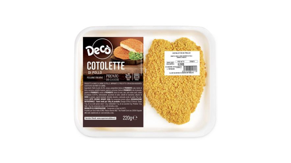 Decò cotoletta di pollo