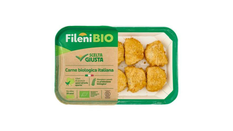 Fileni Bio Bocconcini Panati di Petto di Pollo Bio 0,220 kg