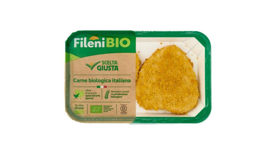 Fileni Bio Cotolette di Petto di Pollo Bio 0,220 kg