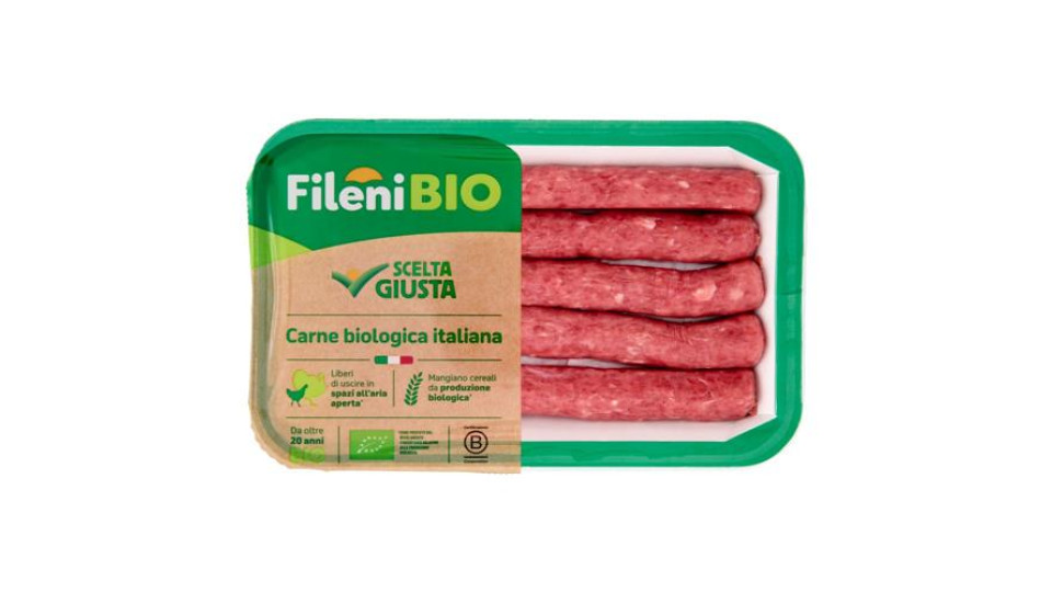 Fileni Bio Salsiccia con Pollo e Tacchino Biologica 0,300 kg