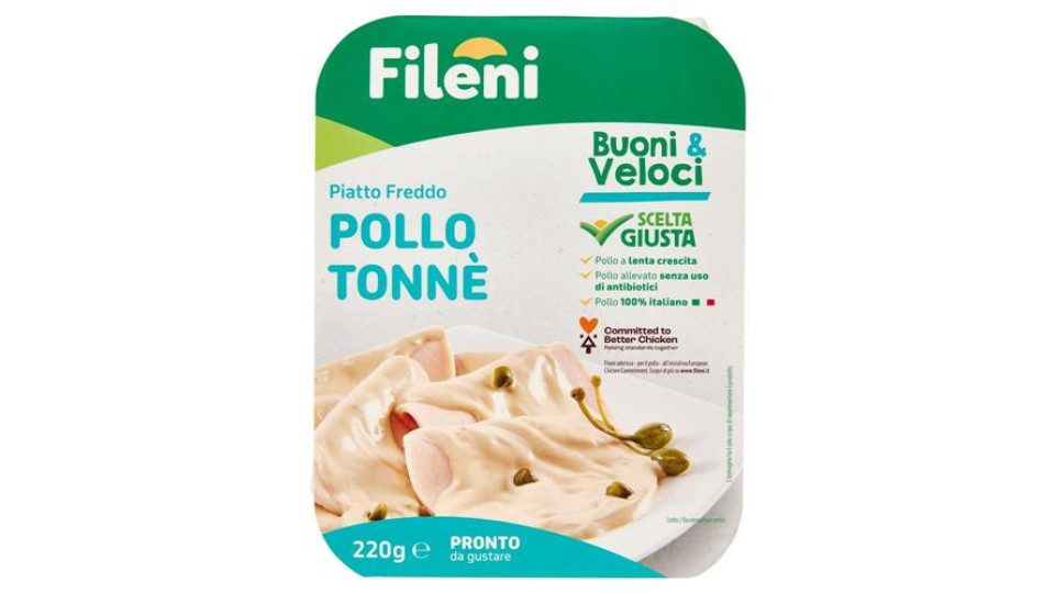 Fileni Buoni & Veloci Piatto Freddo Pollo Tonnè 220 g