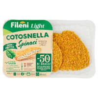 Fileni Light Cotosnella Cotoletta con Filetti di Pollo e Spinaci 0,240 kg