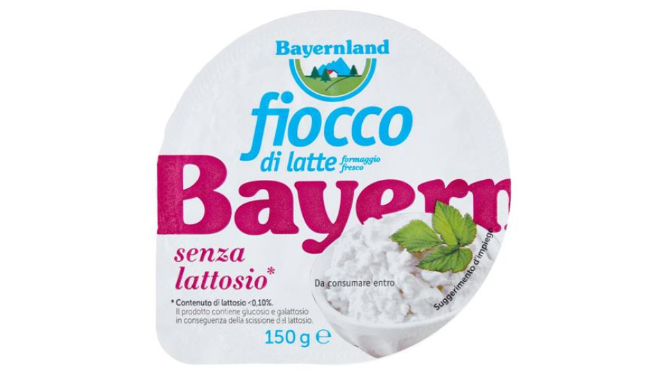 Bayernland fiocco di latte senza lattosio* 150 g