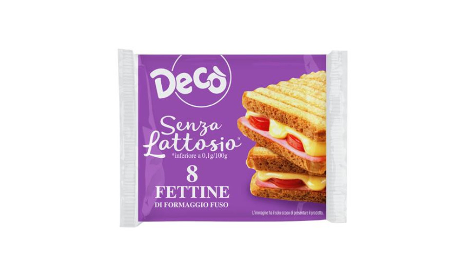 Decò fettine di formaggio senza lattosio 200gr