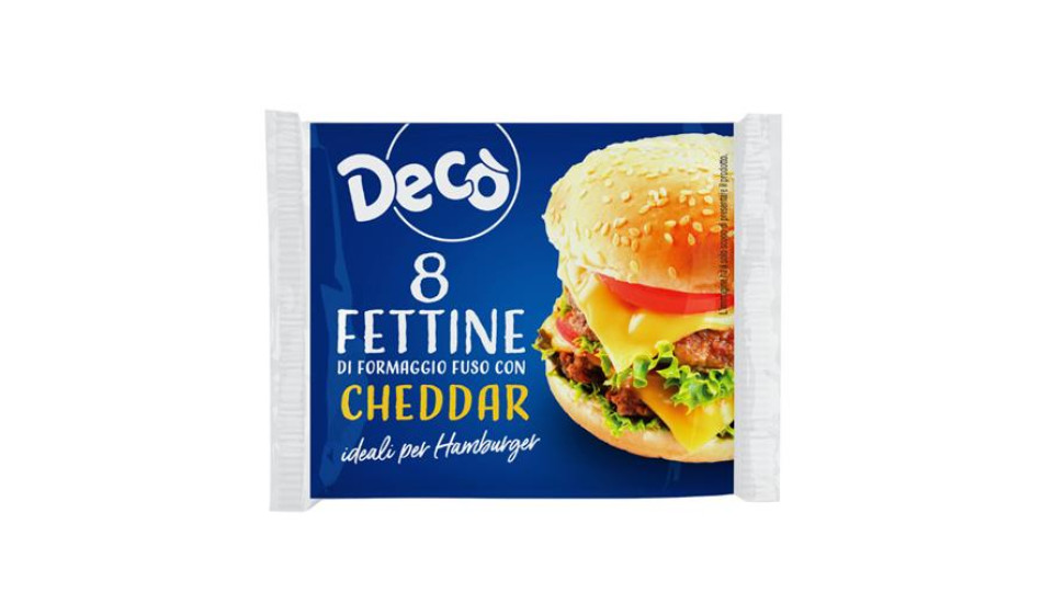 Decò fettine formaggio cheddar 200gr