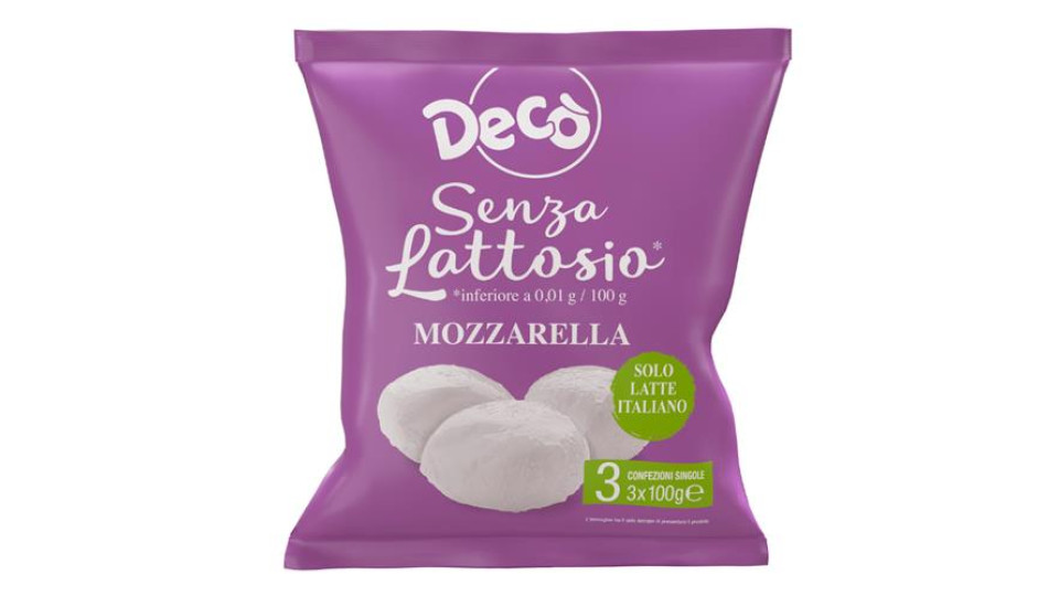 Decò mozzarella senza lattosio 100% italiana