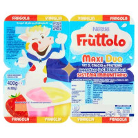 Formaggio fresco leggero° dolce alla fragola e al gusto vaniglia addizionato con vitamina D (°) 20% di materia grassa calcolata sul secco
