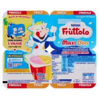 Formaggio fresco leggero° dolce alla fragola e alla pesca addizionato con vitamina D (°) 20% di materia grassa calcolata sul secco