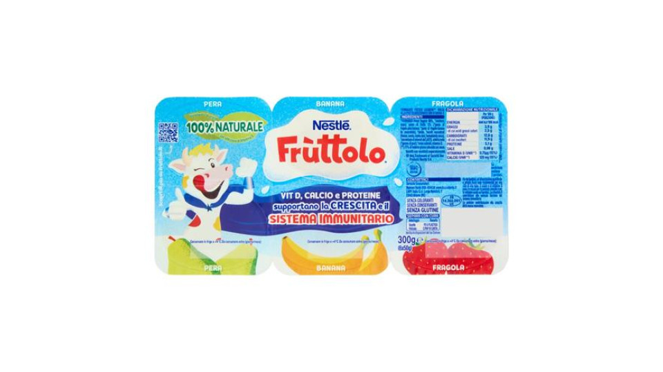 Formaggio fresco leggero° dolce alla frutta addizionato con vitamina D (°) 27% di materia grassa calcolata sul secco