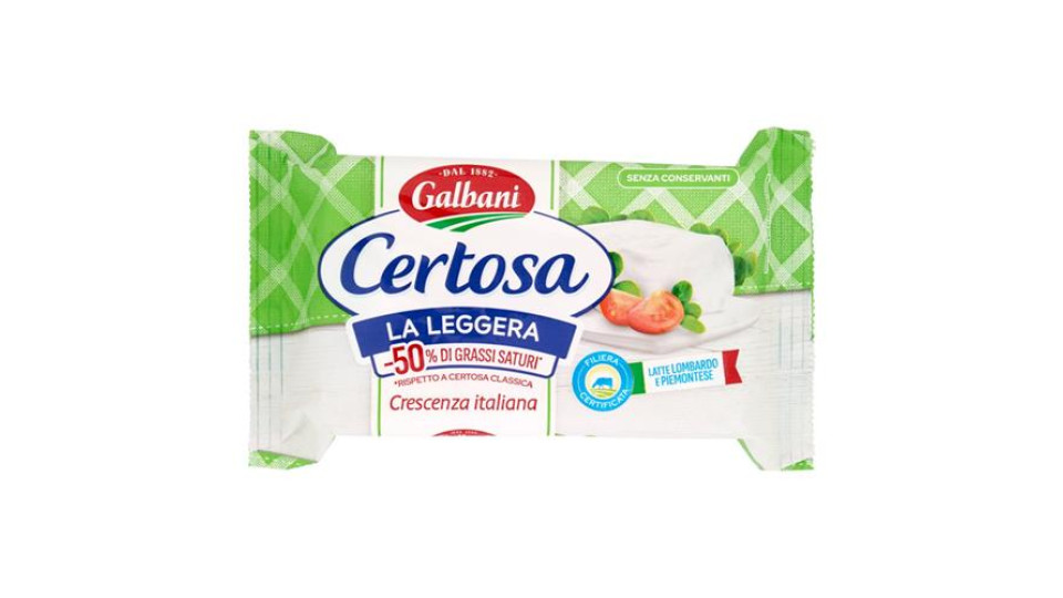 Galbani Certosa Crescenza italiana la Leggera 165 g