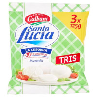 Galbani Santa Lucia Mozzarella la Leggera 3 x 125 g
