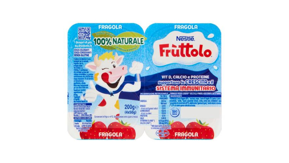 NESTLÉ FRUTTOLO Fragola 4 x 50 g