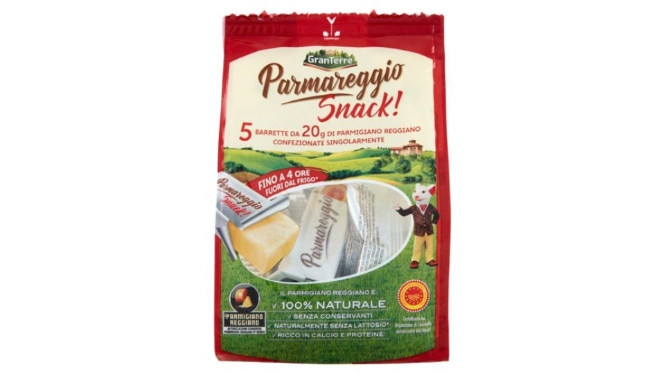 Parmareggio Snack! Parmigiano Reggiano DOP 5 x 20 g