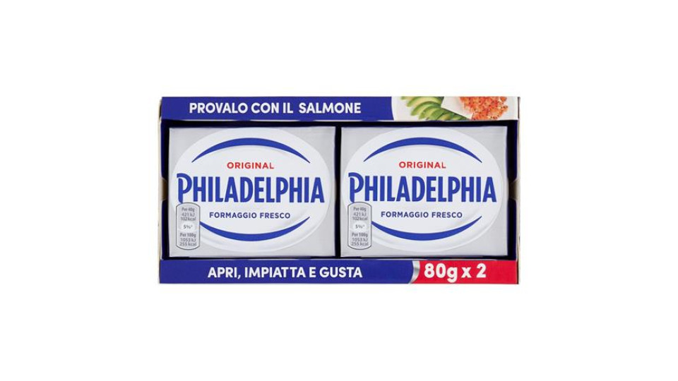 Philadelphia Original formaggio fresco spalmabile - 80g x 2