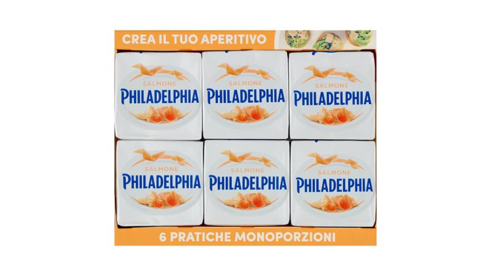 Philadelphia formaggio fresco spalmabile al Salmone affumicato - 6 x 25g