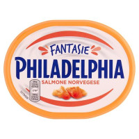 Philadelphia formaggio fresco spalmabile con salmone norvegese - 150 g