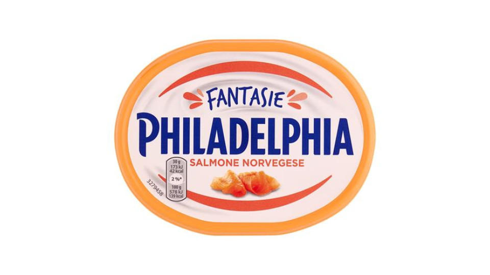 Philadelphia formaggio fresco spalmabile con salmone norvegese - 150 g