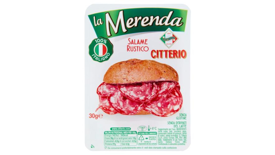 Citterio La Merenda Salame Rustico 30 g