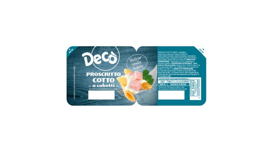 DECO PROSC.COTTO CUBET.2X60G