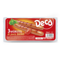 DECO'WURSTEL SUINO 250GR