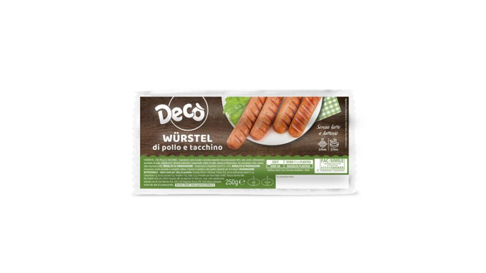 Decò WURSTEL POLLO 250g