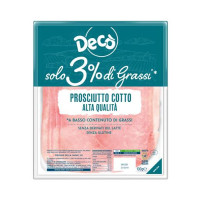 Decò prosciutto cotto alta qualità max 3% di grassi