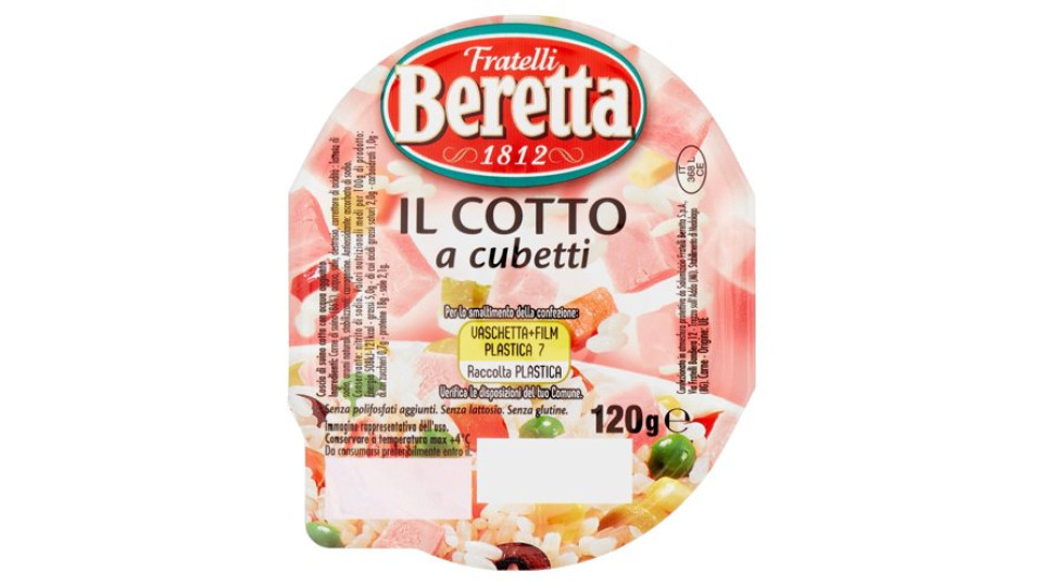 Fratelli Beretta il Cotto a cubetti 120 g