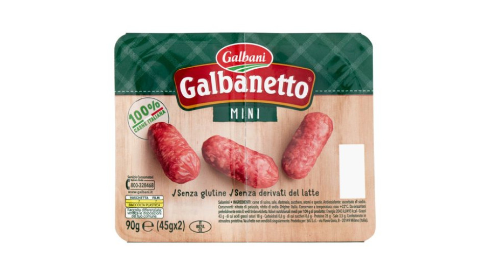 Galbani Galbanetto Salame Mini Snack 2 x 45 g