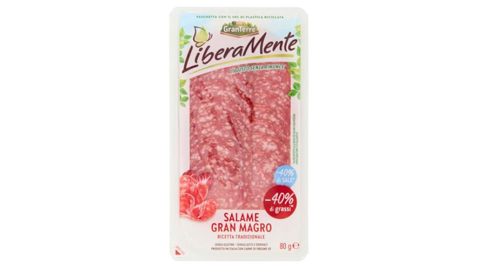 GranTerre LiberaMente Salame Gran Magro 80 g
