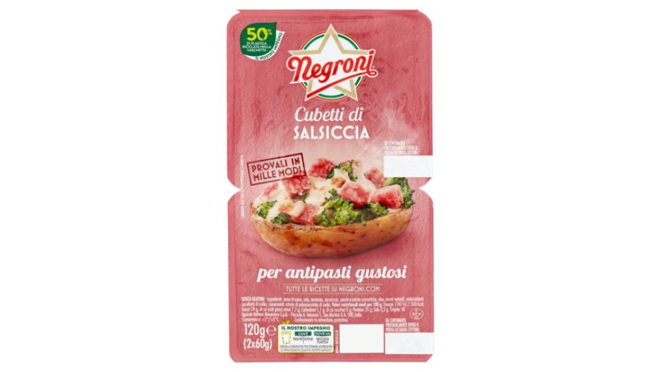 Negroni Cubetti di Salsiccia 2 x 60 g