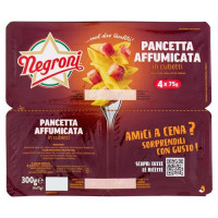 Negroni Pancetta Affumicata in Cubetti 4 x 75 g