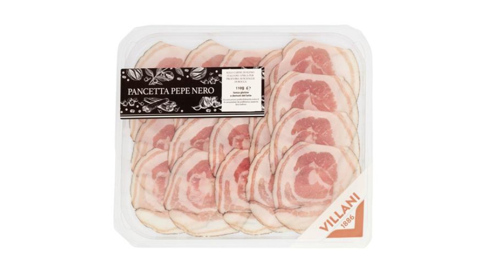Villani Pancetta Pepe Nero 110 g