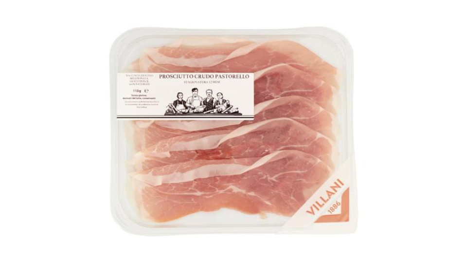 Villani Prosciutto Crudo Pastorello Stagionatura 12 Mesi 110 g