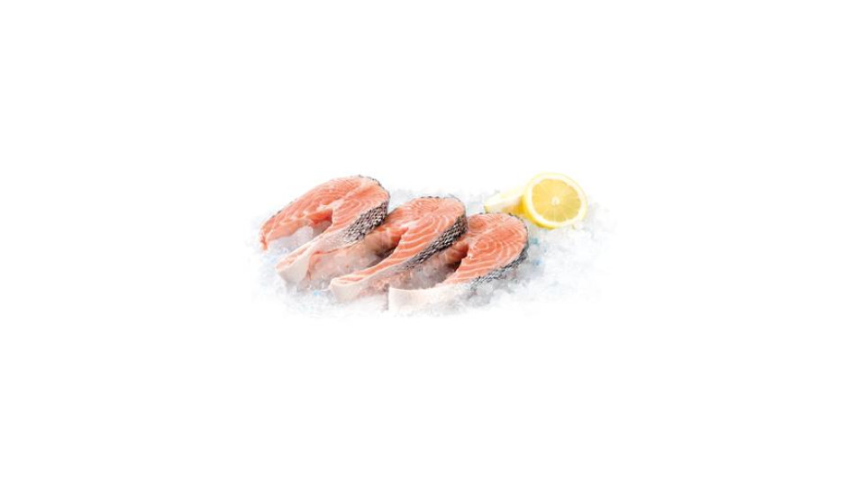 Salmone A Tranci Allevato Fresco Prov. Norvegia - Al Kg