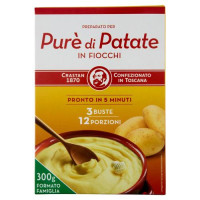 Crastan Preparato per Purè di Patate in Fiocchi 3 x 100 g