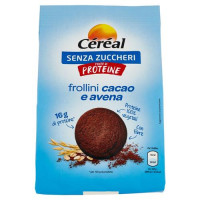Céréal Senza Zuccheri Frollini Cacao e Avena, fonte di proteine vegetali, con fibre, 200g