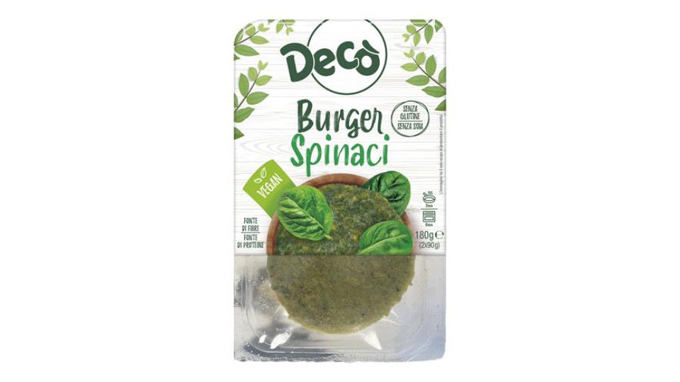 DECO BURGER DI SPINACI 2X90GR