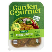 GARDEN GOURMET Miniburger Vegetariani con Carote, Broccoli, Bulgur e Quinoa 198g