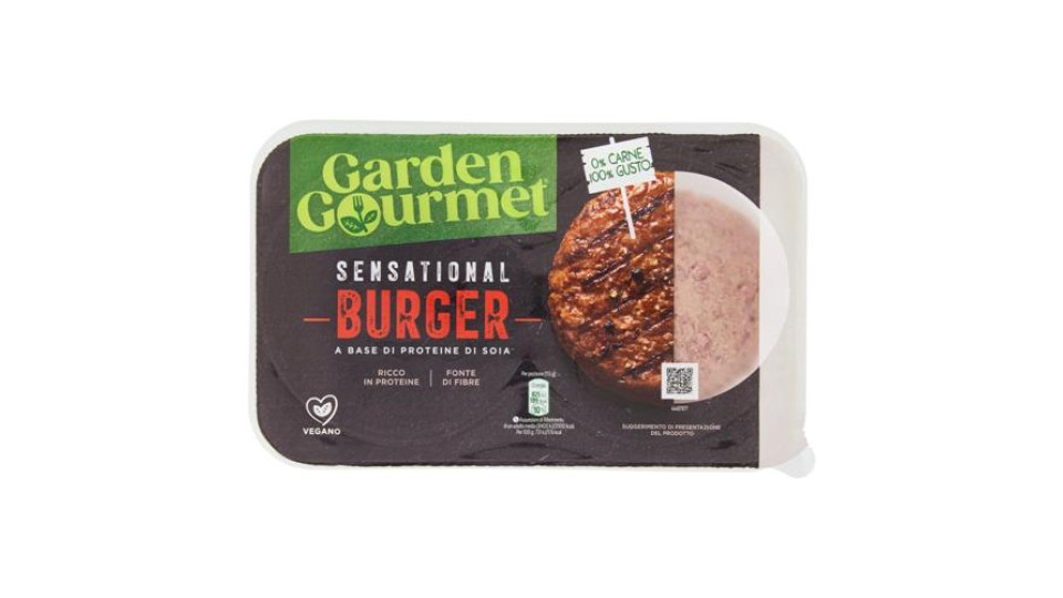 GARDEN GOURMET Sensational Burger Vegetariano (2 pezzi) 226g