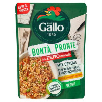 Gallo Bontà Pronte Mix di Cereali con Riso Integrale e Bocconcini di Soia 220 g