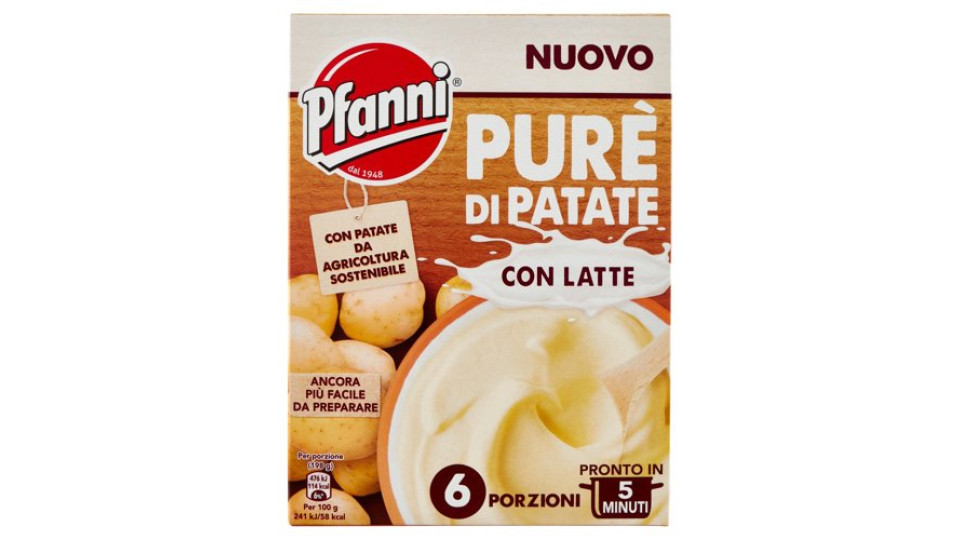 PFANNI PURE CON LATTE 2X95GR