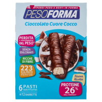 Pesoforma Cioccolato Cuore Cocco 12 x 31 g