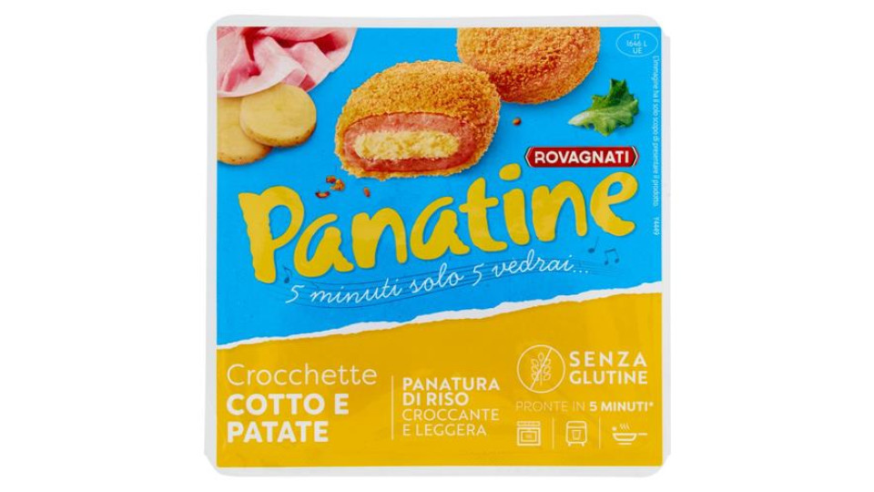Rovagnati Panatine 4 Mini Panatine di Cotto e Patate 4 x 45 g