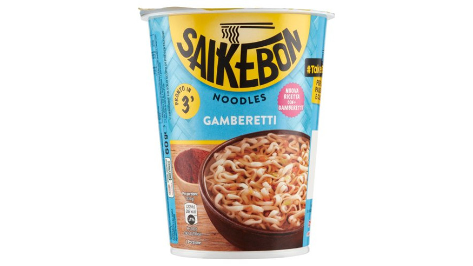 Saikebon Noodles Gamberetti 60 g