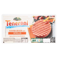 Teneroni Hamburger con Prosciutto Cotto e Spinaci 2 x 75 g