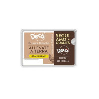 6 uova fresche grandissime da allevamento a terra Categoria A Decò