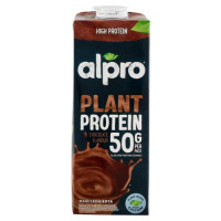 ALPRO Protein 50g Bevanda Vegetale Proteica alla Soia, Senza Lattosio, Gusto Cioccolato, 1l